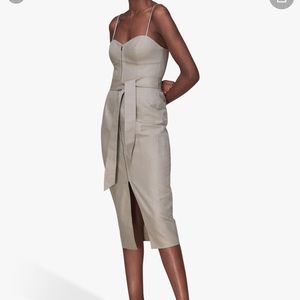 Whistles zip front dress belt uk6/us2